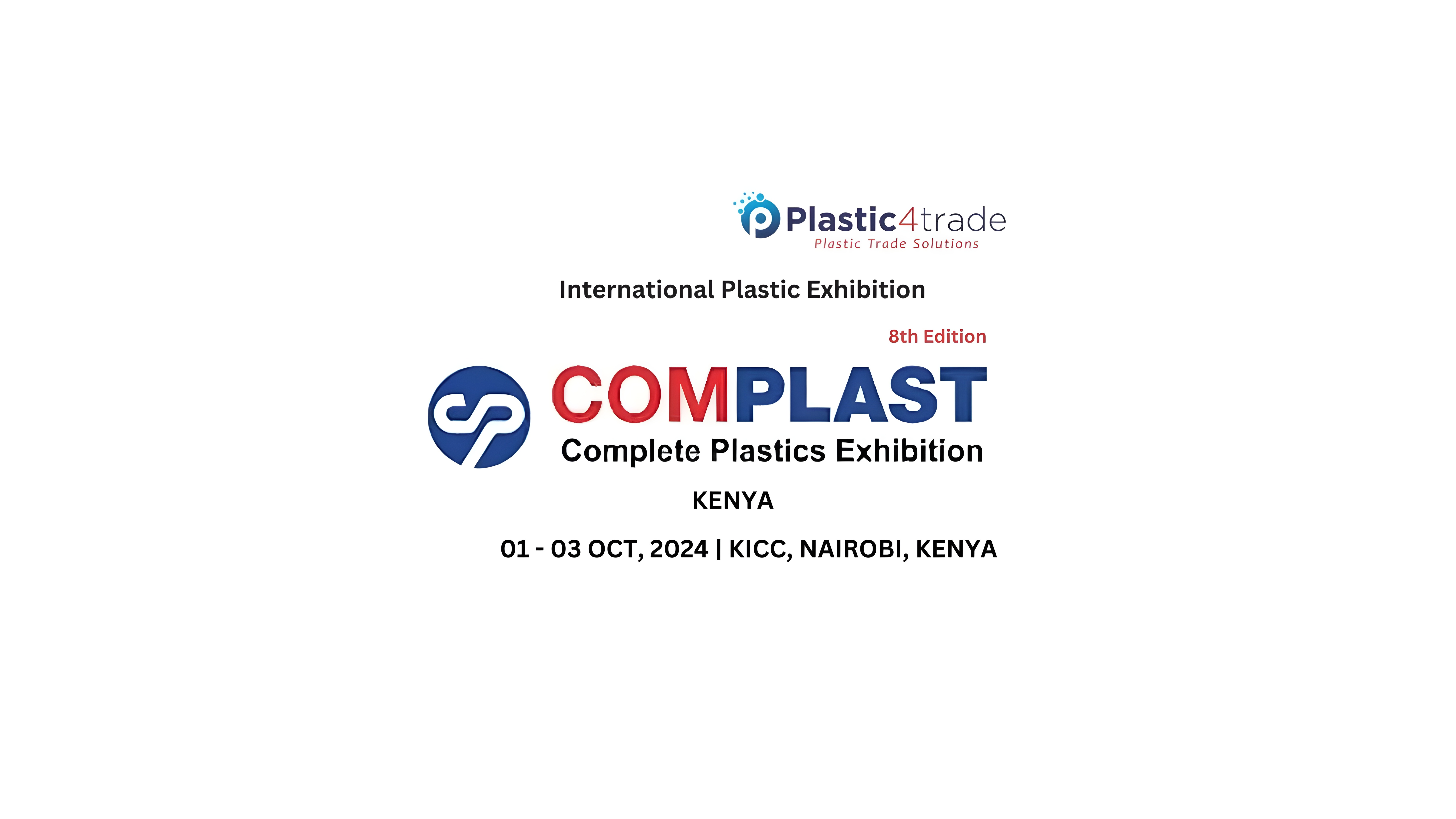 Complast 2024 in October at Nairobi, Kenya 