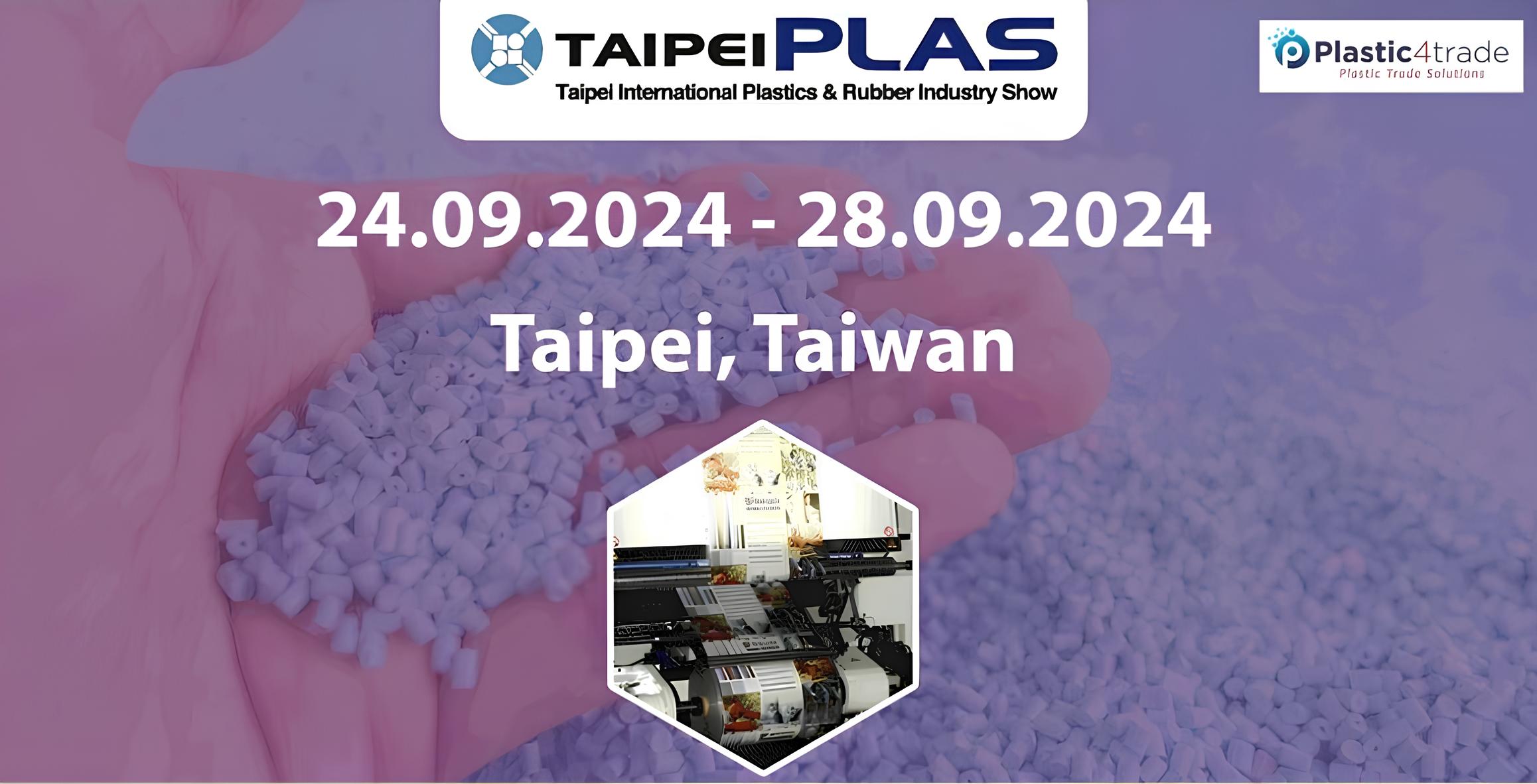 Taipei International Plastics and Rubber Industry Show 2024 at Taipei, Taiwan 