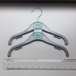 10 INCH PLASTIC GREY HANGER HDPE Finish Goods Injection Molding tiruppur tamil nadu india Plastic4trade Plastic4trade