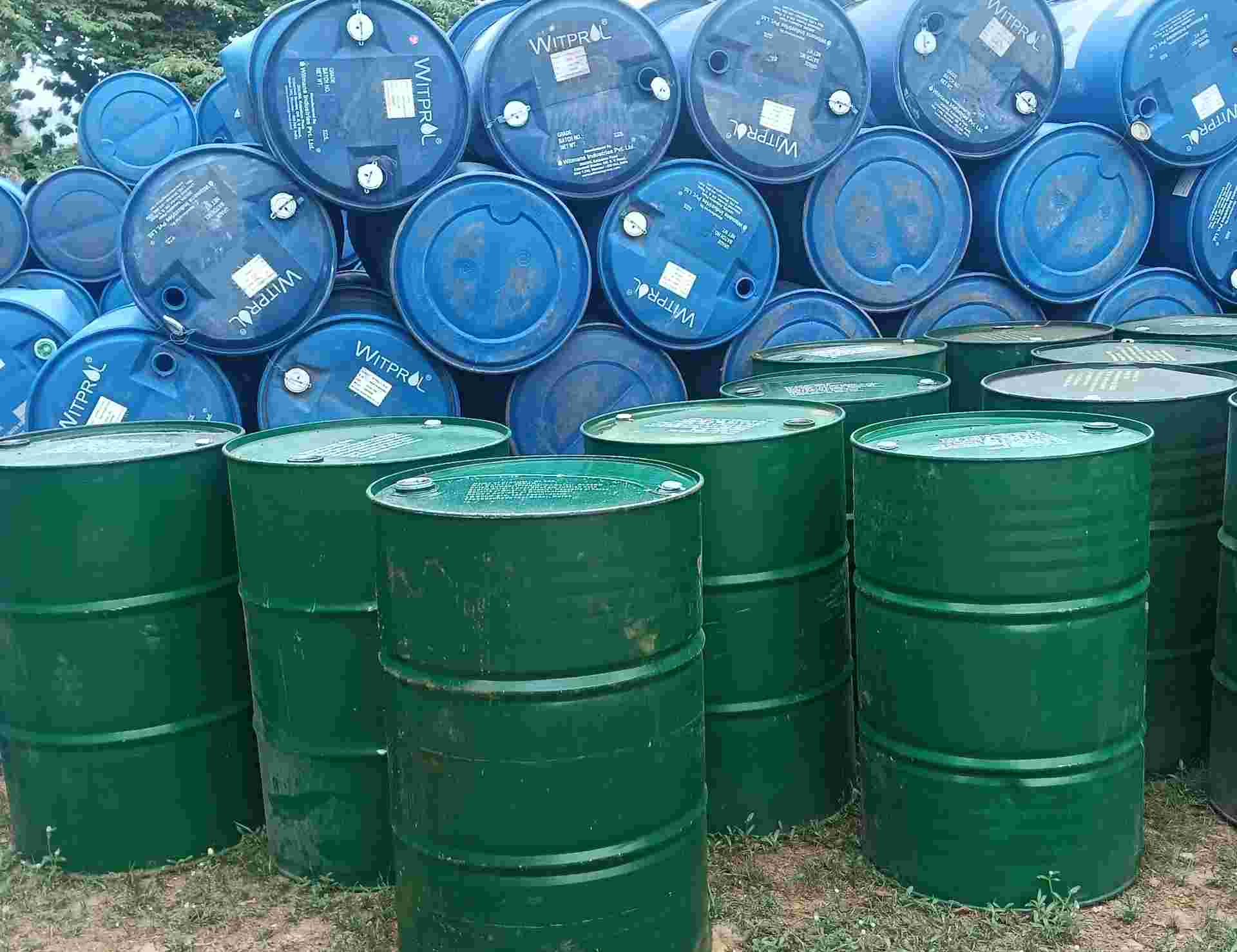 200 LTR HDPE BLUE DRUM HDPE Scrap Blow gangapuram tamil nadu india Plastic4trade
