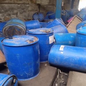 200 LTR HDPE DRUM HDPE Scrap Blow hyderabad telangana india Plastic4trade