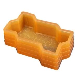80MM DAMRU SHAPE PVC PAVER BLOCK MOULD PVC Finish Goods Injection Molding orchha madhya pradesh india Plastic4trade