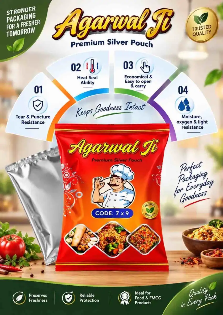 ALUMINIUM POUCHES PARCEL POLYESTER Plastic4trade