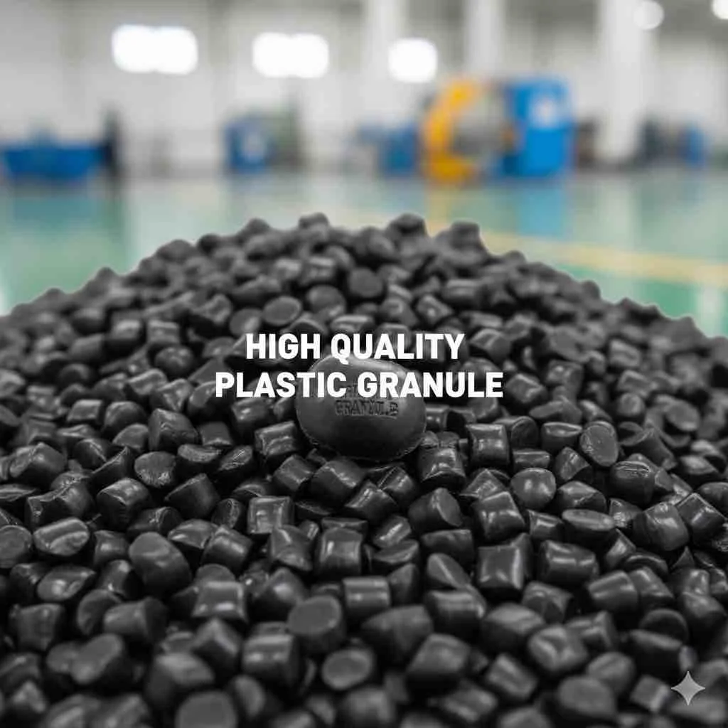BLACK MEDIUM SOFT PVC GRANUALS PVC Reprocess Granule Scrap Injection Molding Pipe Cable hyderabad telangana india Plastic4trade