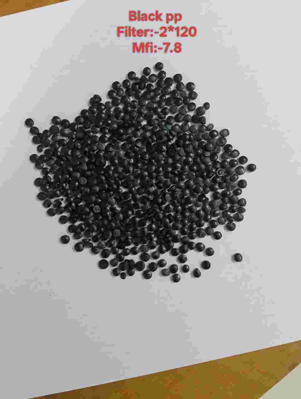 BLACK PP GRANULE PP Reprocess Granule Injection Molding morbi gujarat india Plastic4trade