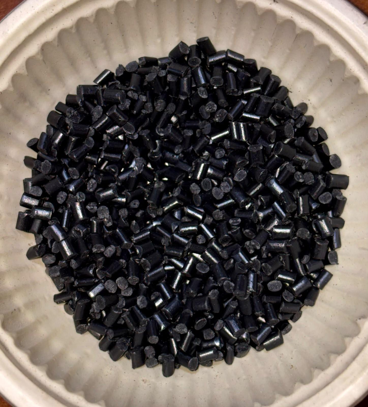 BLACK REPROCESSED HIPS GRANULES HIPS Reprocess Granule Injection Molding bahadurgarh haryana india Plastic4trade