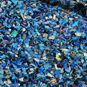 BLUE COLOUR PPCP WASHED GRINDING PPCP Grinding Injection Molding panipat haryana india Plastic4trade