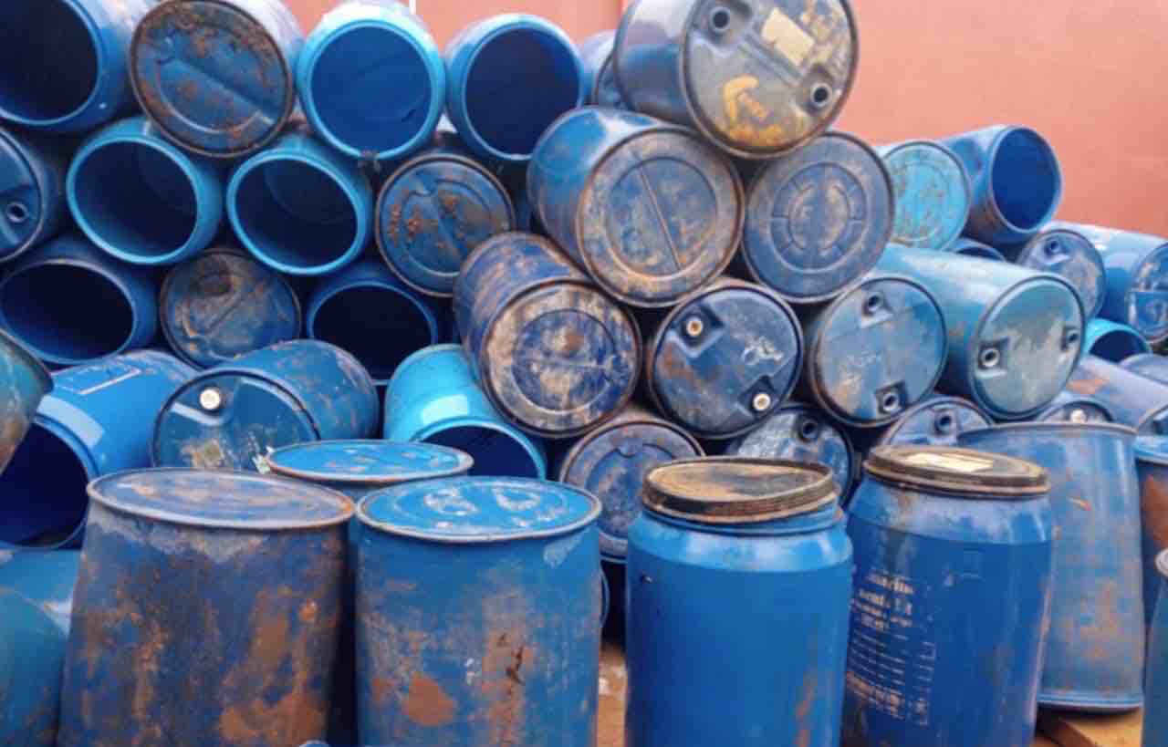 BLUE DRUM BALES HDPE Finish Goods Blow hubballi karnataka india Plastic4trade