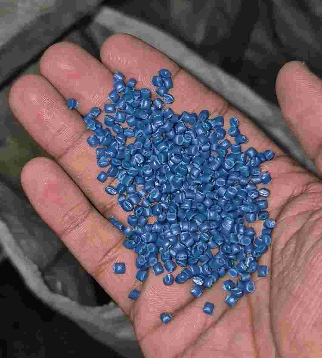 BLUE DRUM GRANULES HDPE Reprocess Granule Blow nagpur maharashtra india Plastic4trade