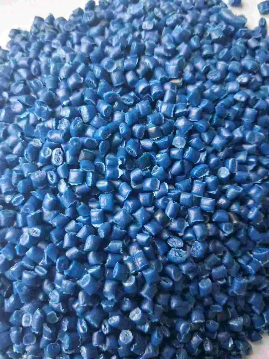 BLUE DRUM HDPE Reprocess Granule Blow sancoale goa india Plastic4trade