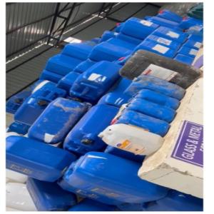 BLUE HDPE CAN HDPE Scrap Blow muzaffarnagar uttar pradesh india Plastic4trade