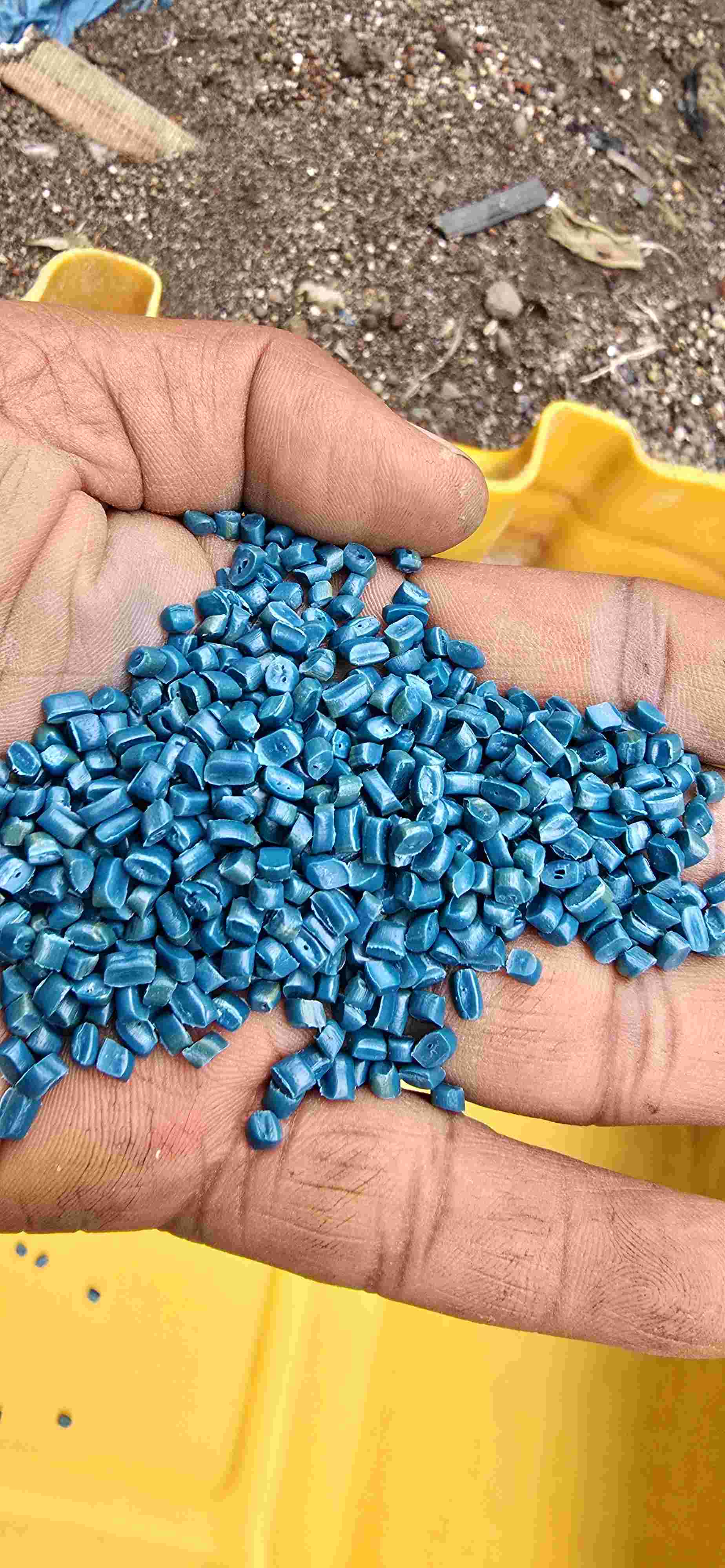 BLUE  HDPE DRUM 200LTR HDPE Reprocess Granule Blow bharuch gujarat india Plastic4trade