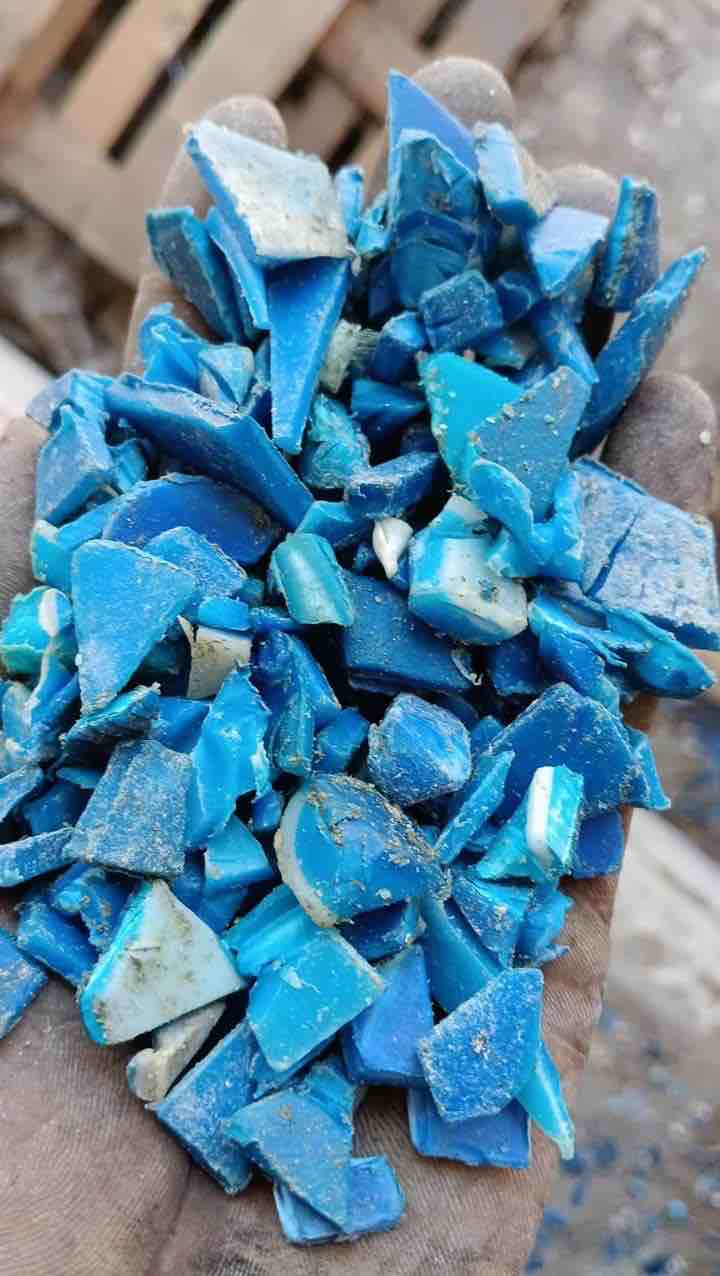 BLUE  HDPE DRUM GRINDING HDPE Grinding Blow mumbai maharashtra india Plastic4trade