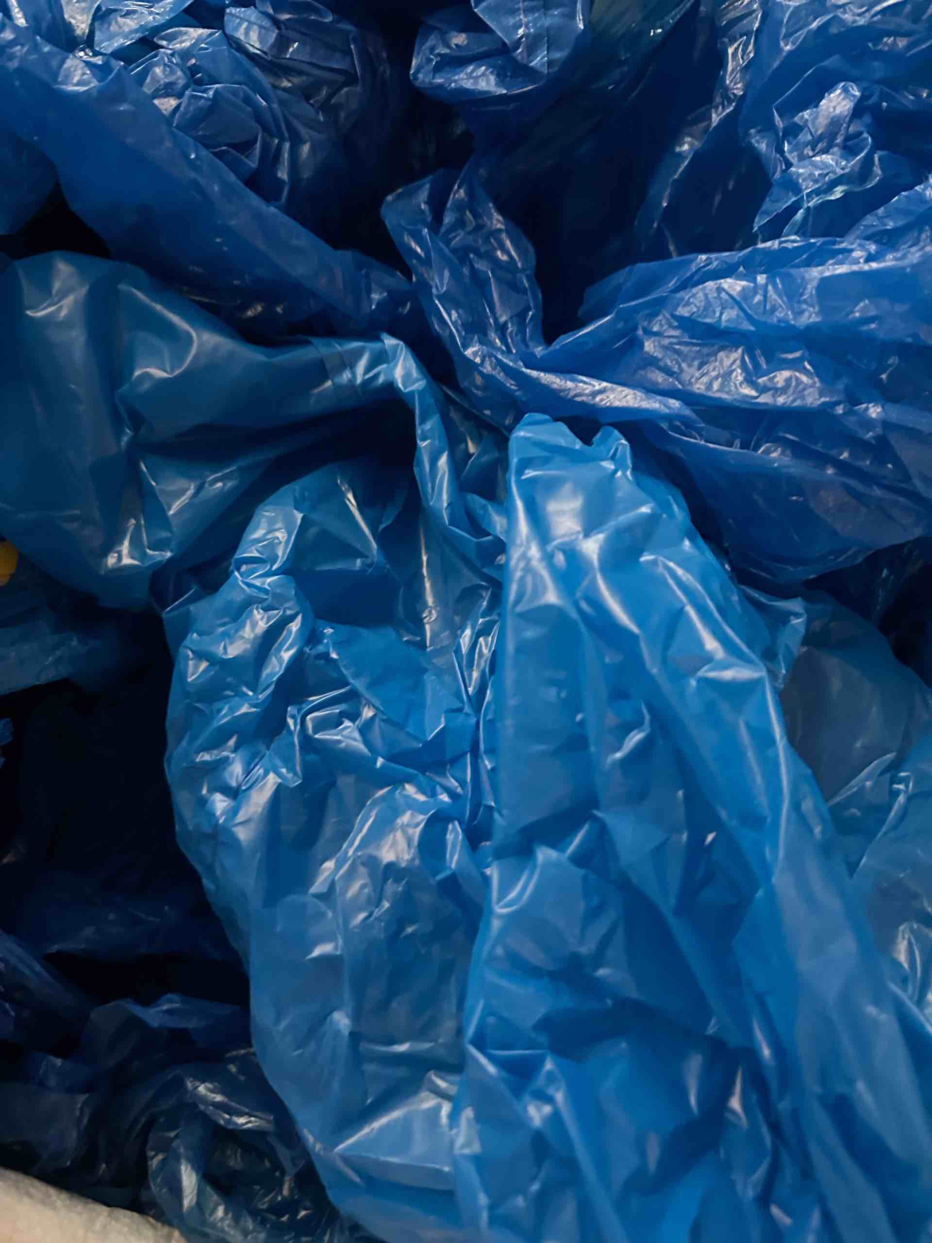 BLUE JUMBO BAG SCRAP HM Bag RAFFIA Mix Scrap mumbai maharashtra india Plastic4trade