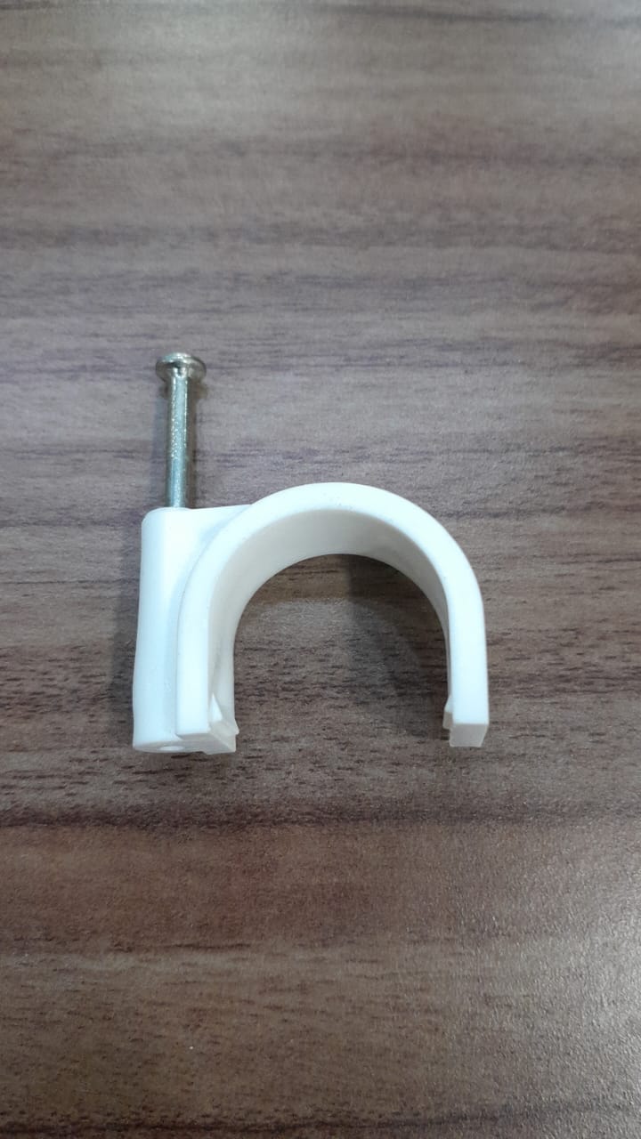 CABLE CLIP 25 MM HDPE Prime/Virgin Injection Molding ludhiana punjab india Plastic4trade Plastic4trade