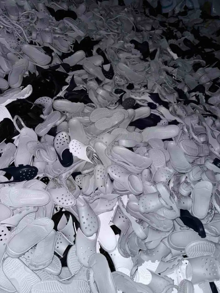 CROCS EVA Stock Lots Injection Molding bengaluru karnataka india Plastic4trade