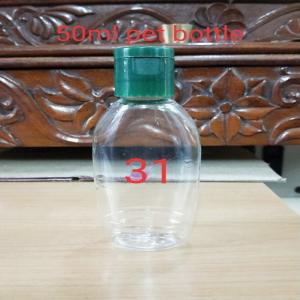 FLIP TOP CAP 50ML PLASTIC BOTTLE PET Finish Goods Blow hyderabad telangana india Plastic4trade