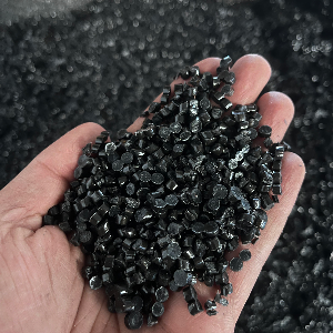 GPPS BLACK GRANUALS GPPS Reprocess Granule Injection Molding tehran tehran province iran Plastic4trade