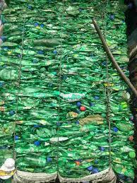 GREEN PET BOTTLE BALAS PET Baled Blow bharatpur rajasthan india Plastic4trade