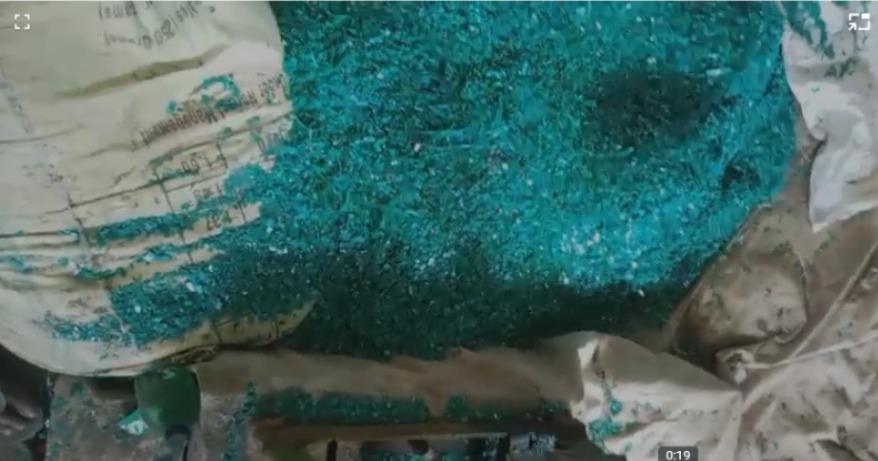GREEN PET PATTI GRINDING PET Grinding Extrusion palwal haryana india Plastic4trade