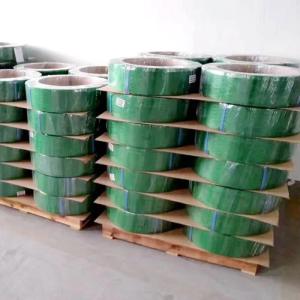GREEN POLYESTER STRAPPING ROLL PET Rolls Film Grade pune maharashtra india Plastic4trade
