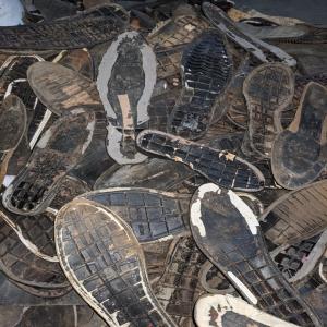 GRINDED PVC SHOES SOLE SCRAP KT MARSHALL PVC Grinding Extrusion agra uttar pradesh india Plastic4trade Plastic4trade