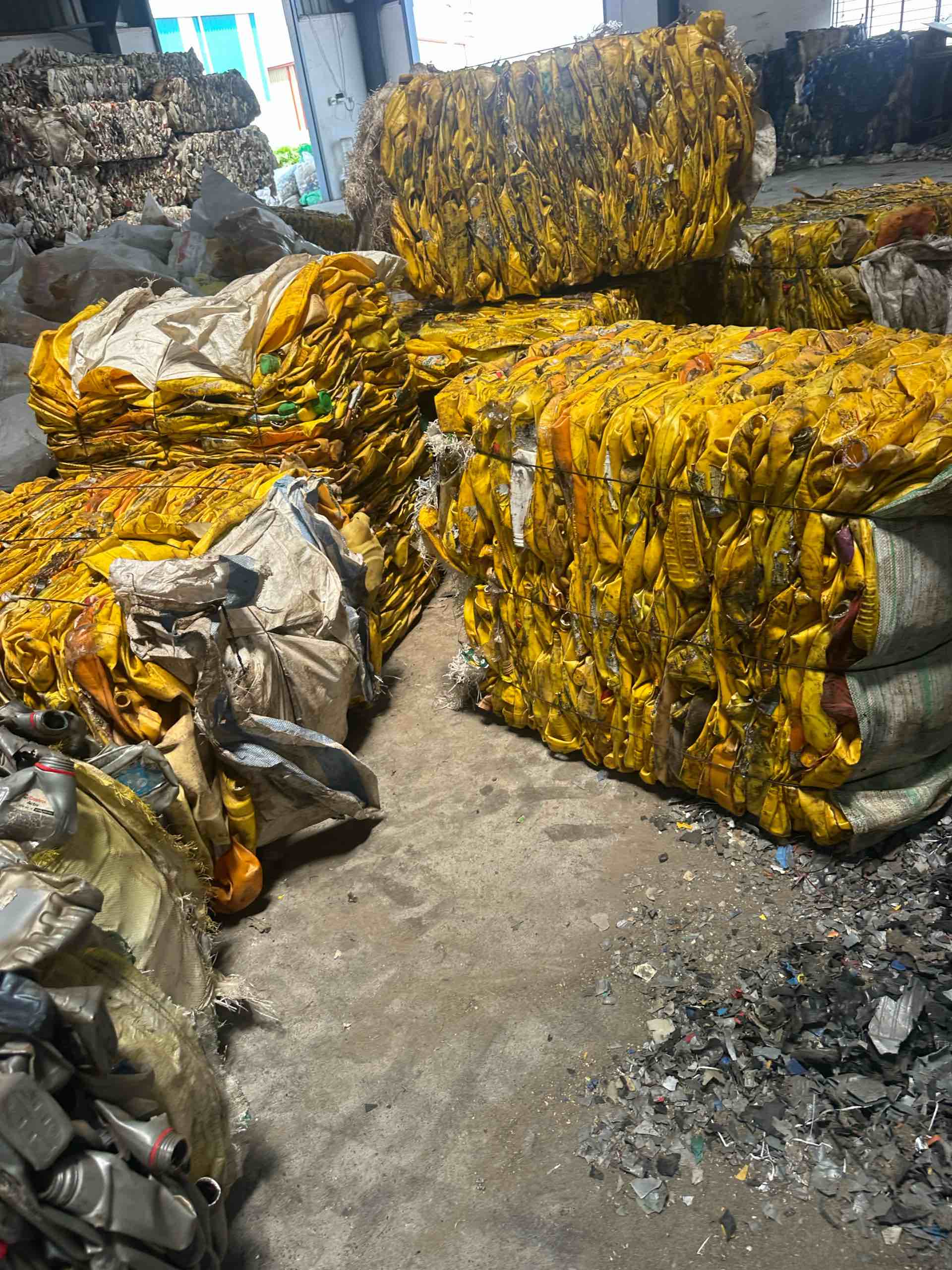 HD BAELS HDPE Grinding Scrap Baled Pipe hyderabad telangana india Plastic4trade