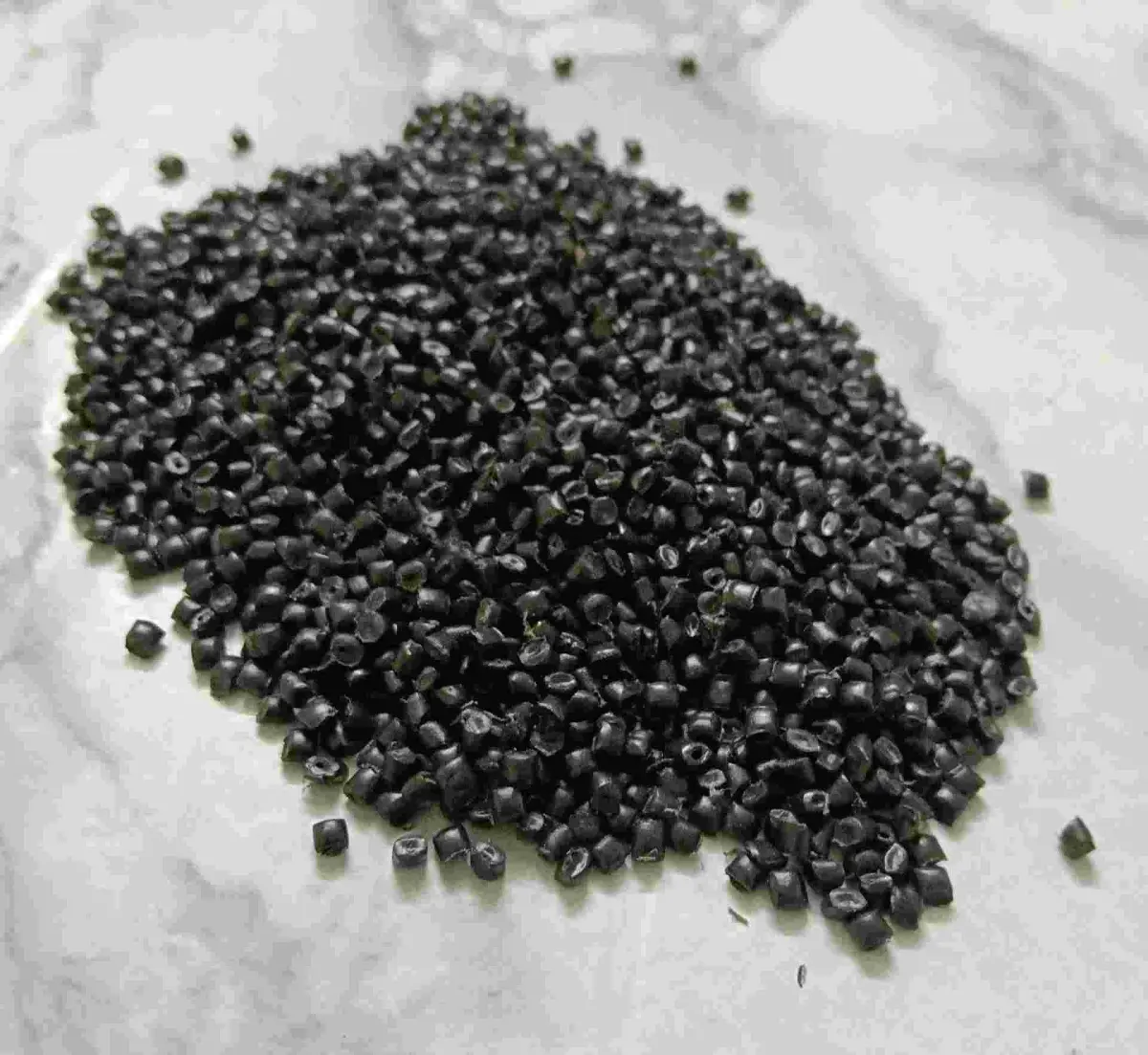 HD BLACK REPROCESSED GRANULES HDPE Reprocess Granule Blow Injection Molding alwar rajasthan india Plastic4trade