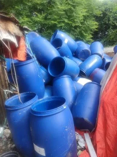 HDPE 200 LTR DRUM SCRAP HDPE Scrap Blow hyderabad telangana india Plastic4trade