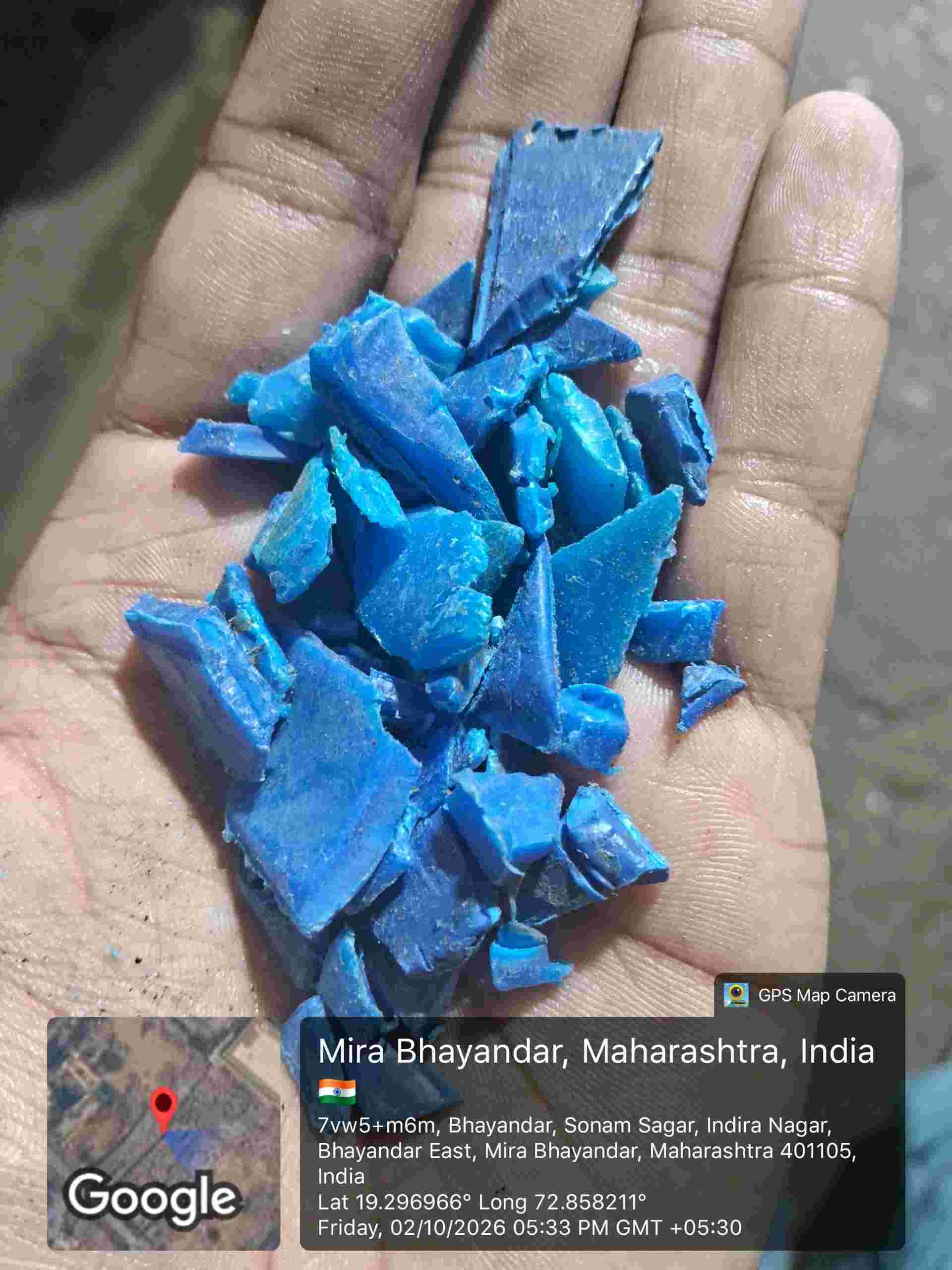 HDPE BLUE DRUM 200L GRINDING HDPE Grinding Blow Injection Molding mira bhayandar maharashtra india Plastic4trade