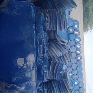 HDPE BLUE DRUM CUTING SCRAP HDPE Scrap Blow bhilwara rajasthan india Plastic4trade