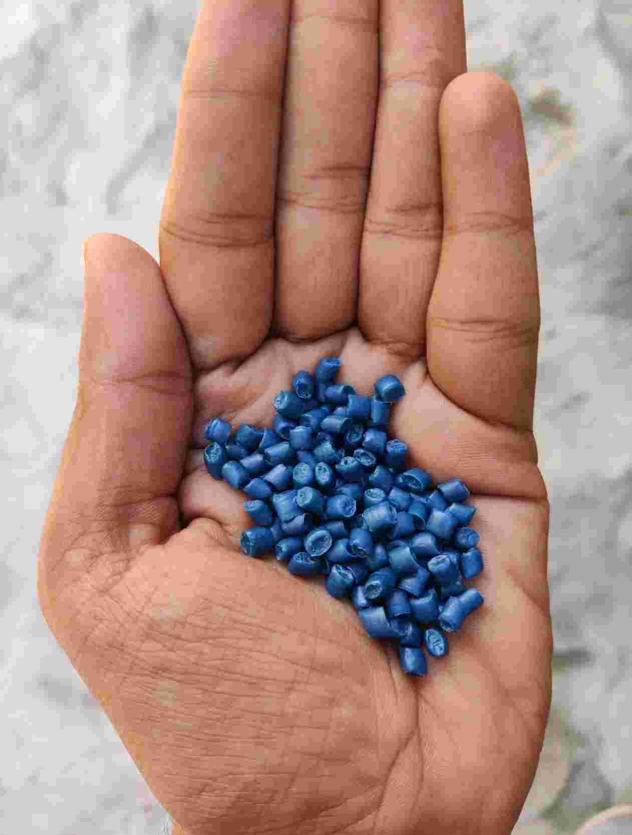 HDPE BLUE DRUM GRANULES HDPE Reprocess Granule Pipe bengaluru karnataka india Plastic4trade