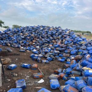 HDPE BLUE DRUM GRINDING HDPE Grinding Blow morbi gujarat india Plastic4trade Plastic4trade