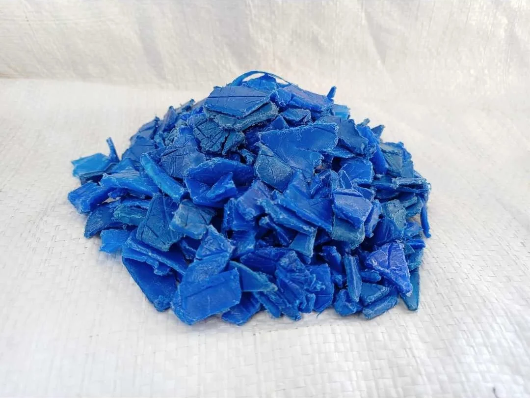 HDPE BLUE DRUM GRINDING HDPE Scrap Blow Film Grade gujarat india Plastic4trade