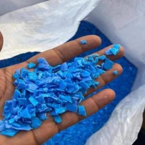 HDPE BLUE DRUM GRINDING SCRAP HDPE Grinding Blow hata uttar pradesh india Plastic4trade Plastic4trade