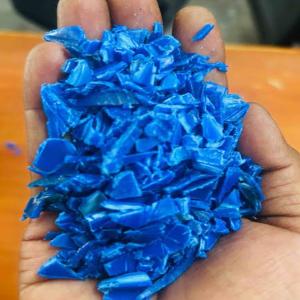 HDPE BLUE DRUM GRINDING SCRAP HDPE Grinding Blow hata uttar pradesh india Plastic4trade