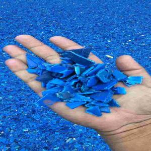 HDPE BLUE DRUM GRINDING SCRAP WASHED HDPE Grinding Blow anjar gujarat india Plastic4trade