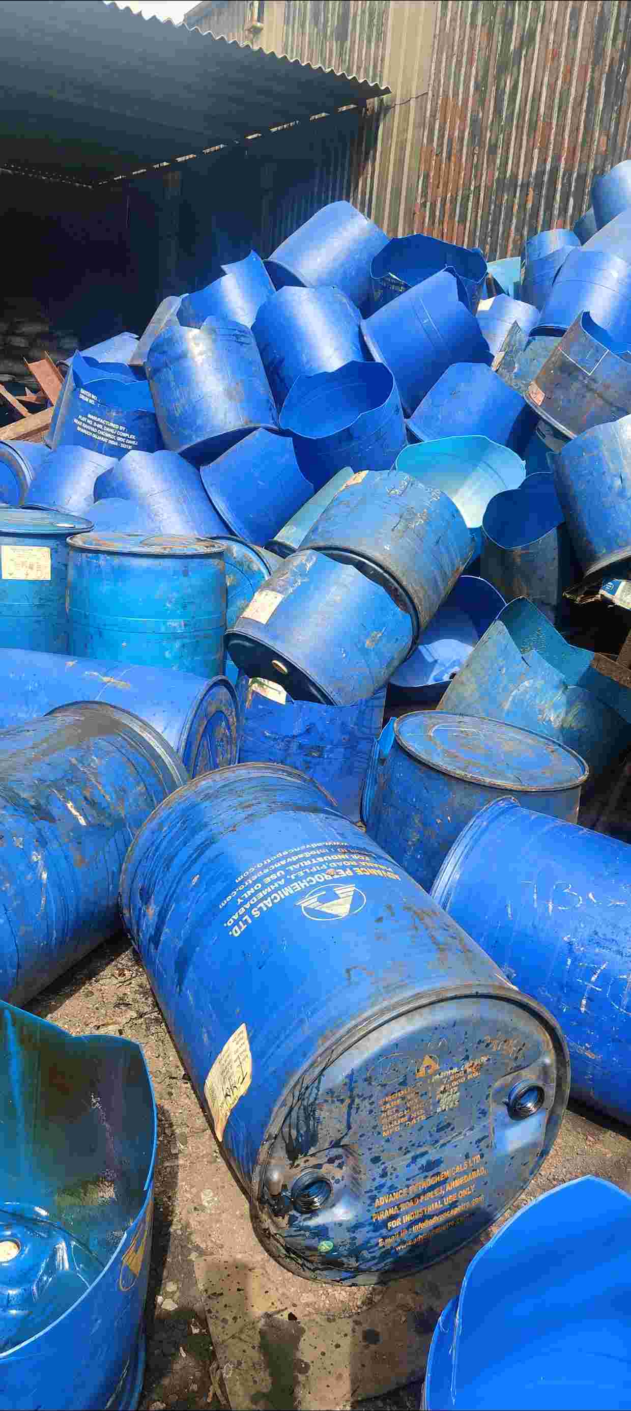 HDPE BLUE  DRUM HDPE Grinding Blow surat gujarat india Plastic4trade