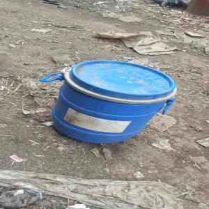 HDPE BLUE DRUM SCRAP FIRST WASH 30L HDPE Scrap Blow thane maharashtra india Plastic4trade