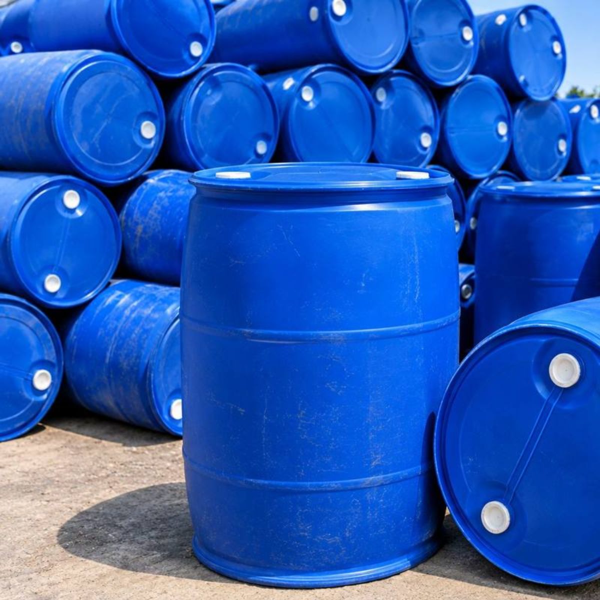 HDPE BLUE DRUMS & REGRIND SCRAP HDPE Scrap Mix Scrap atlanta georgia united states Plastic4trade
