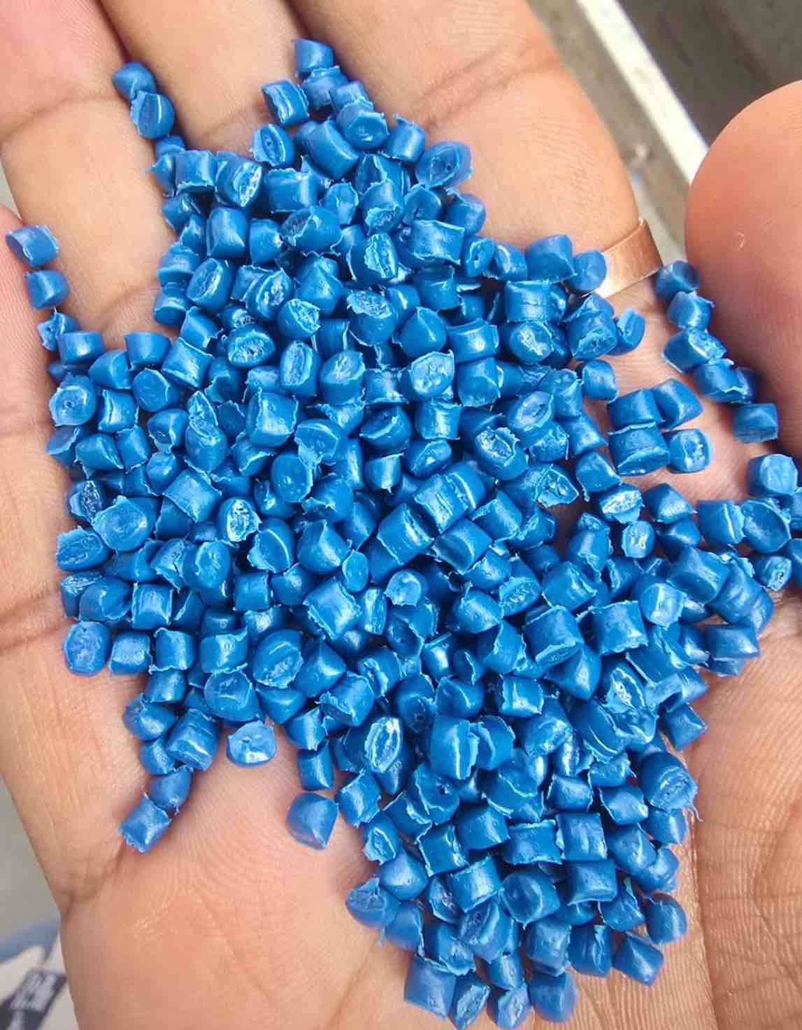 HDPE BLUE GRANULES MFI - 0.4 HDPE Reprocess Granule Blow Film Grade Pipe lucknow uttar pradesh india Plastic4trade