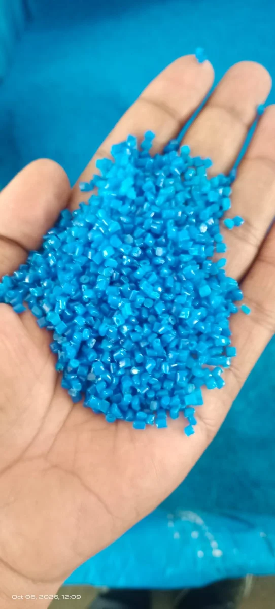 HDPE BLUE MONOFILAMENTS GRANULES HDPE Reprocess Granule Blow ahmedabad gujarat india Plastic4trade