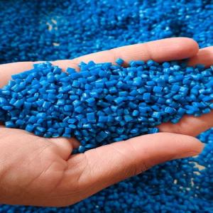 HDPE BLUE REPROCESSED GRANULES HDPE Reprocess Granule Blow chennai tamil nadu india Plastic4trade