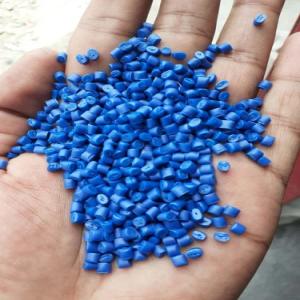HDPE BLUE REPROCESSED GRANULES HDPE Reprocess Granule Blow khambha gujarat india Plastic4trade