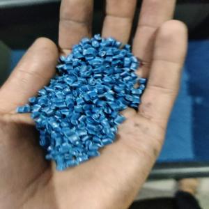 HDPE BLUE REPROCESSED GRANULES HDPE Reprocess Granule Pipe jaipur rajasthan india Plastic4trade Plastic4trade