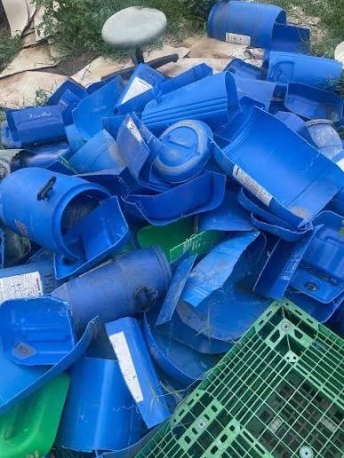 HDPE DRAM CUTING HDPE Scrap Blow gurugram haryana india Plastic4trade