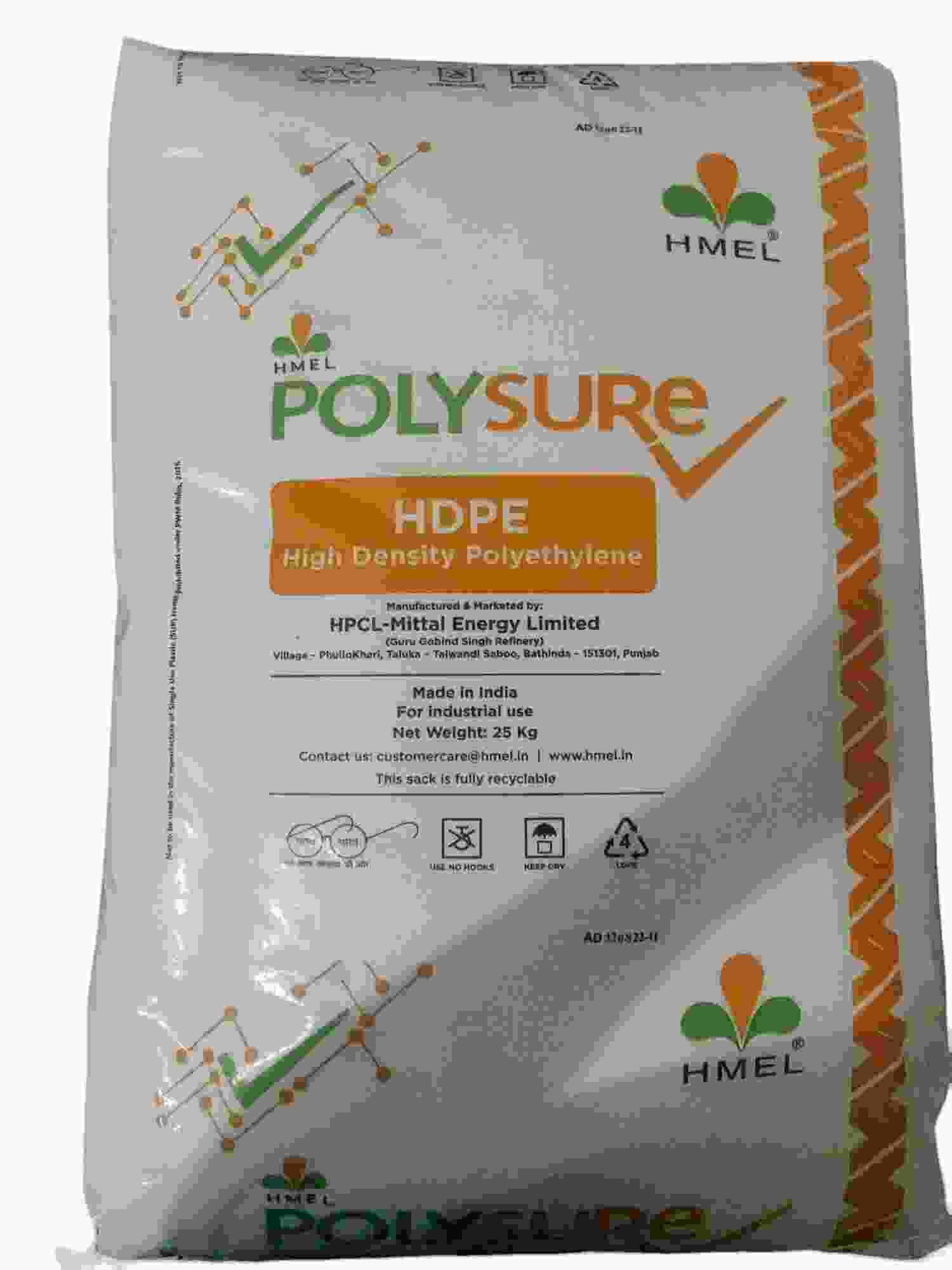 HMEL HDPE B0148D NATURAL VIRGIN GRANULES HDPE Prime/Virgin Blow ahmedabad gujarat india Plastic4trade