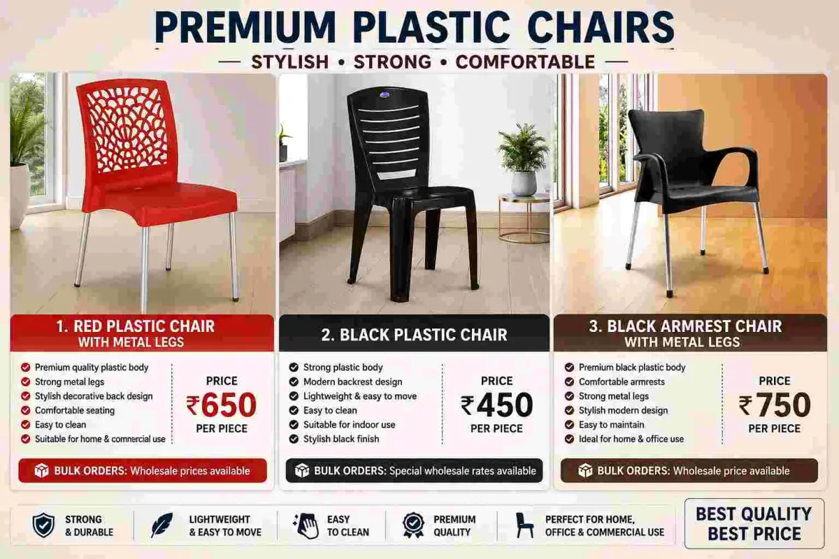HOME PLASTIC CHAIR PP Grinding Blow coimbatore tamil nadu india Plastic4trade
