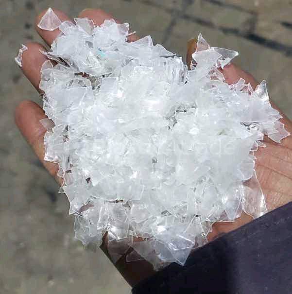 HOT WASHED CLEAR PET FLAKES PET Flakes Film Grade jakhal haryana india Plastic4trade Plastic4trade