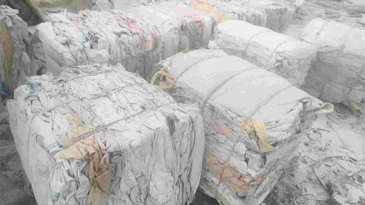 JUMBO BAG SCRAP PP Baled RAFFIA vapi gujarat india Plastic4trade